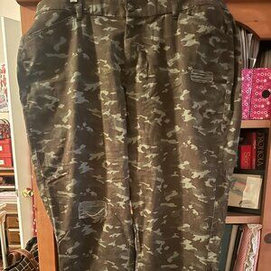 Distressed Camo Pants